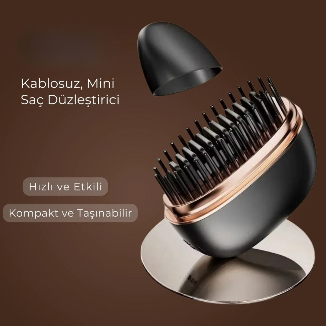 Mini Glam™ Kablosuz Mini Saç Düzleştirici Tarak